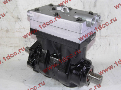Компрессор пневмотормозов 2-х цилиндровый WABCO H3 HOWO (ХОВО) VG1099130010 фото 1 Омск