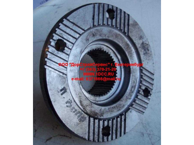 Фланец проходного вала D-165, 4 отв., с насечками, низкий, мелкий шлиц H HOWO (ХОВО) RHAZ9114320205 фото 1 Омск